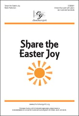 Share the Easter Joy Unison/Two-Part choral sheet music cover